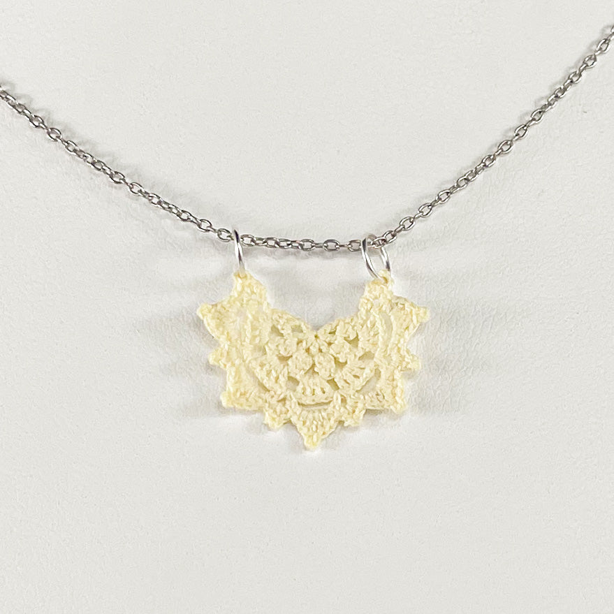 Harvest Moon Micro Crocheted Cotton Earrings