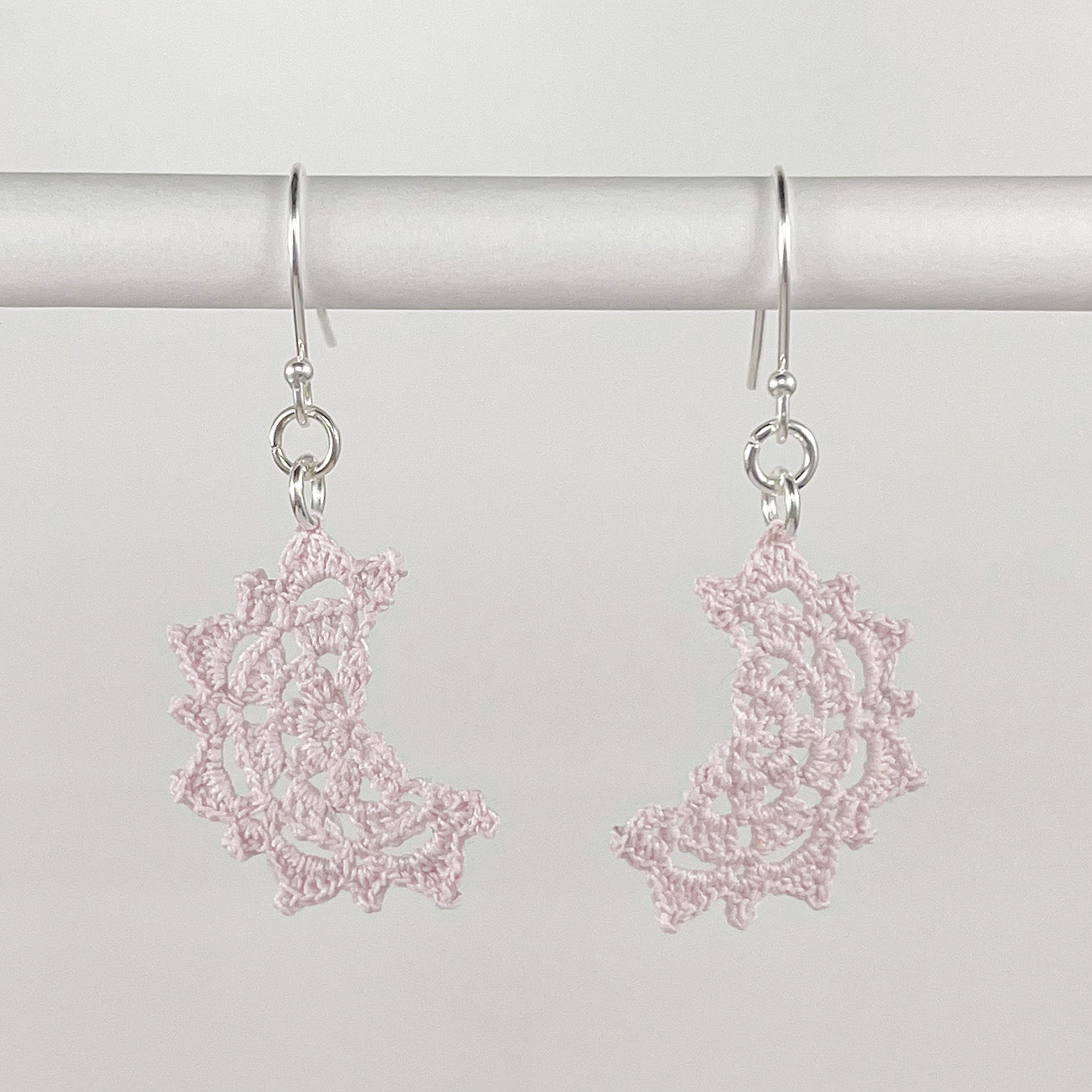 Harvest Moon Micro Crocheted Cotton Earrings