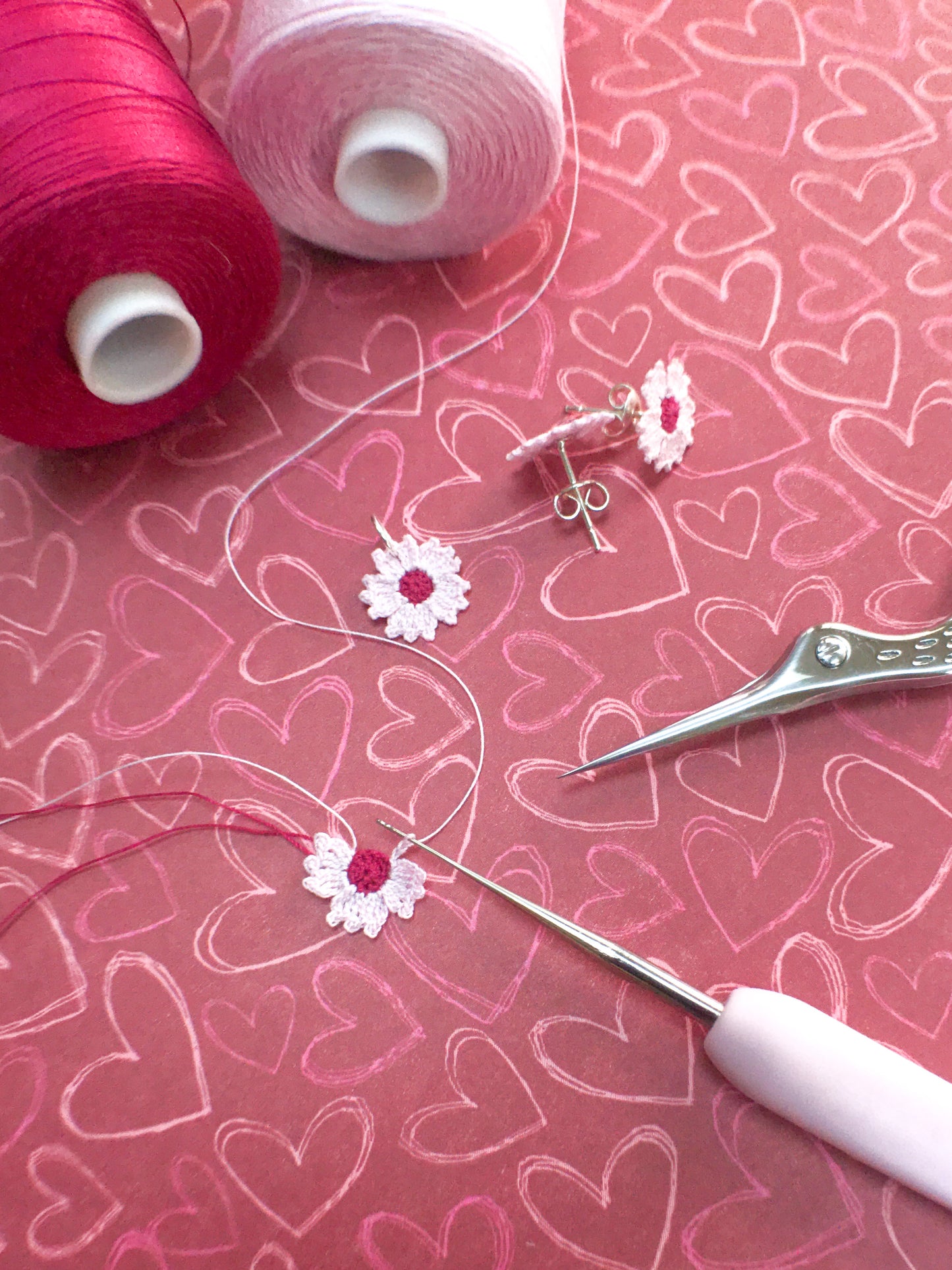 Kit - Cherry Blossom (without 0.5 mm crochet hook)