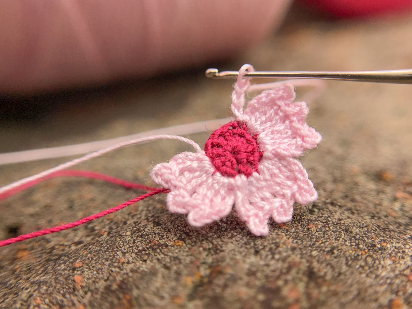 Kit - Cherry Blossom (without 0.5 mm crochet hook)